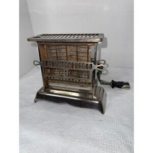 Vintage General Electric GE Toaster Type D72 Antique 1910 Patent Cord USA Works